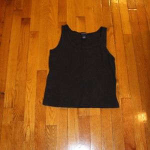 Ann Taylor black knit top